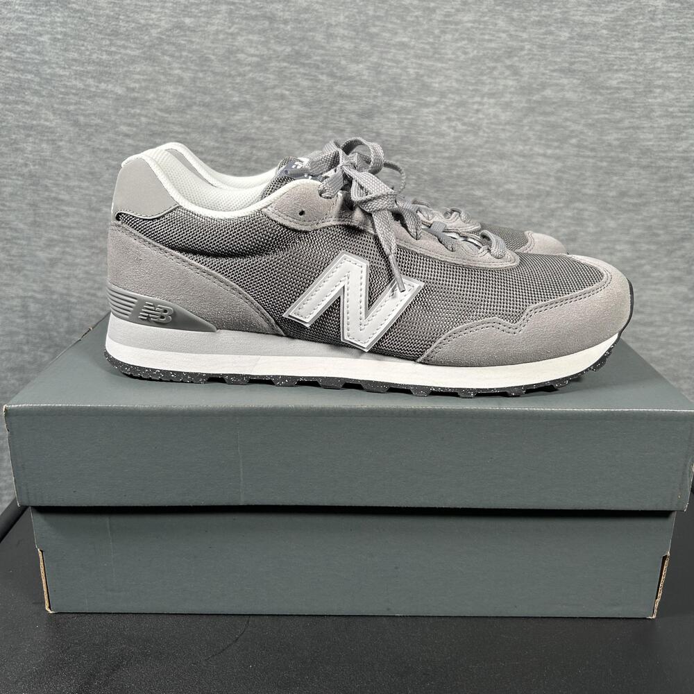 New Balance 515 Shoes Mens Size 10 Gray White Classics Mesh Cushioned NEW